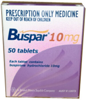 Shop Buspar (Buspirone) 10mg Tablets  x 1's-Online at  Xanax 1mg Online Pharmacy