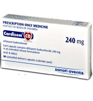 Shop Cardizem (Diltiazem) 240mg Capsules  x 1's-Online at  Xanax 1mg Online Pharmacy