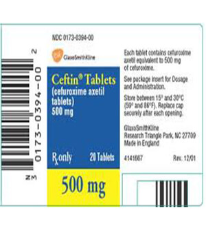 Shop Ceftin (Cefuroxime) 500mg Tablet  x 1's-Online at  Xanax 1mg Online Pharmacy