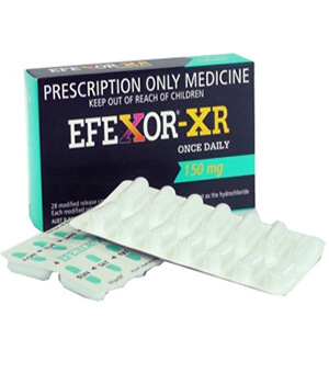 Shop Effexor XR (Venlafaxine) 150mg Capsules  x 1's-Online at  Xanax 1mg Online Pharmacy