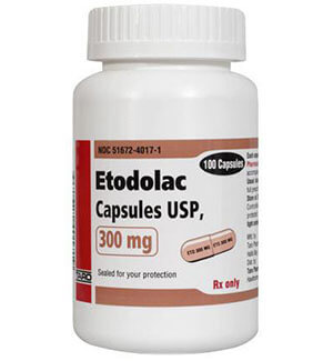 Shop Etodolac (Lodine) 300mg Capsules  x 1's-Online at  Xanax 1mg Online Pharmacy
