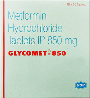 Shop Glycomet (Metformin) 850mg Tablets  x 1's-Online at  Xanax 1mg Online Pharmacy