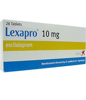 Shop Lexapro (Escitalopram) 10mg Tablets  x 1's-Online at  Xanax 1mg Online Pharmacy
