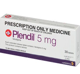 Shop Plendil (Felodipine) 5mg Tablets  x 1's-Online at  Xanax 1mg Online Pharmacy