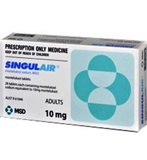 Shop Singulair (Montelukast) 10mg Tablets  x 1's-Online at  Xanax 1mg Online Pharmacy