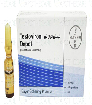 Shop Testoviron depot 1 ml (250 mg) Schering (testosterone enanthate)-Online at  Xanax 1mg Online Pharmacy