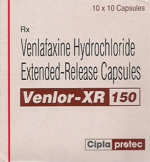 Shop Venlor (Venlafaxine) 150mg Capsules  x 1's-Online at  Xanax 1mg Online Pharmacy