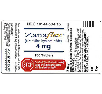 Shop Zanaflex (Tizanidine) 4mg Tablets  x 1's-Online at  Xanax 1mg Online Pharmacy